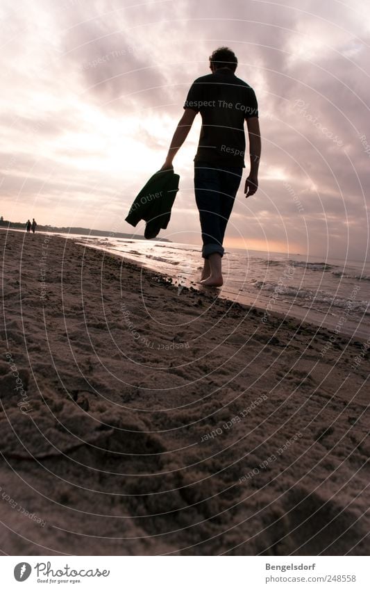 by the sea with you Leisure and hobbies Vacation & Travel Tourism Trip Far-off places Freedom Summer Summer vacation Sun Beach Ocean Waves Human being Young man