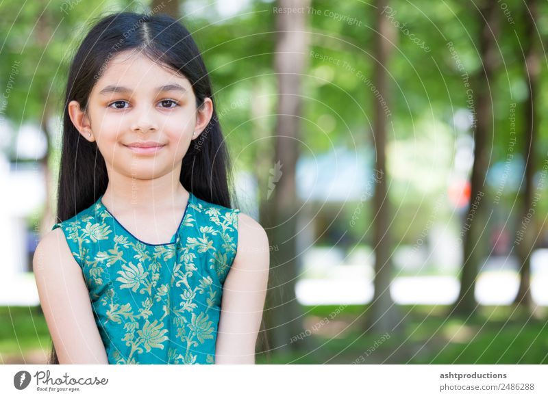 Cute girl portrait Body Child Girl 1 Human being 3 - 8 years Infancy Nature Park Forest Simple Friendliness Happiness Healthy Small Natural Emotions Happy