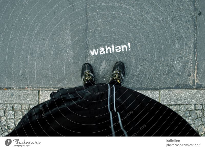 Don't throw away your voice! Human being Feet 1 Stand voters Elections Democracy Politics and state Graffiti Opinion Accord Parties Senate Reichstag