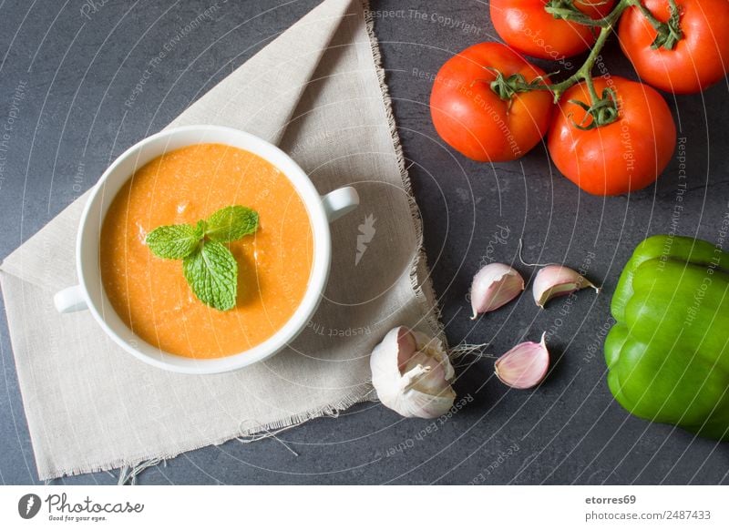 Pumpkin soup and ingredients Food Vegetable Nutrition Eating Lunch Organic produce Vegetarian diet Bowl Thanksgiving Fresh Healthy Good Green Orange Red Black