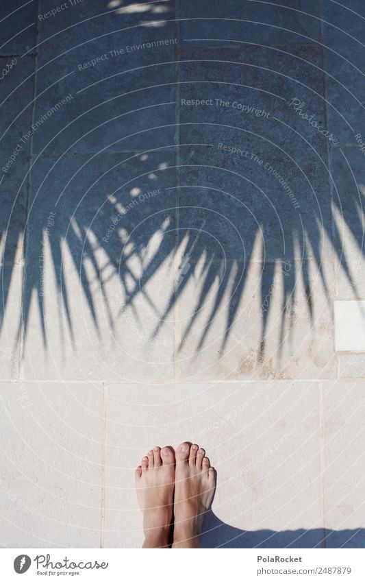 #A# Holiday feet Art Work of art Esthetic Vacation & Travel Vacation photo Vacation mood Vacation destination Vacation good wishes Sun Sunbeam Palm tree Shadow