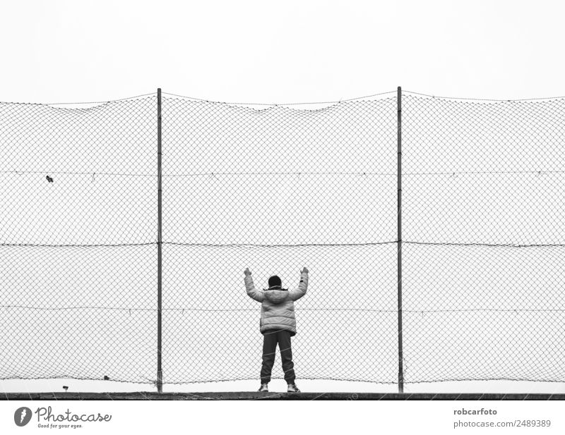 boy leaning on fence Lifestyle Joy Happy Beautiful Playing Summer Sporting event Child Human being Baby Toddler Boy (child) Man Adults Infancy