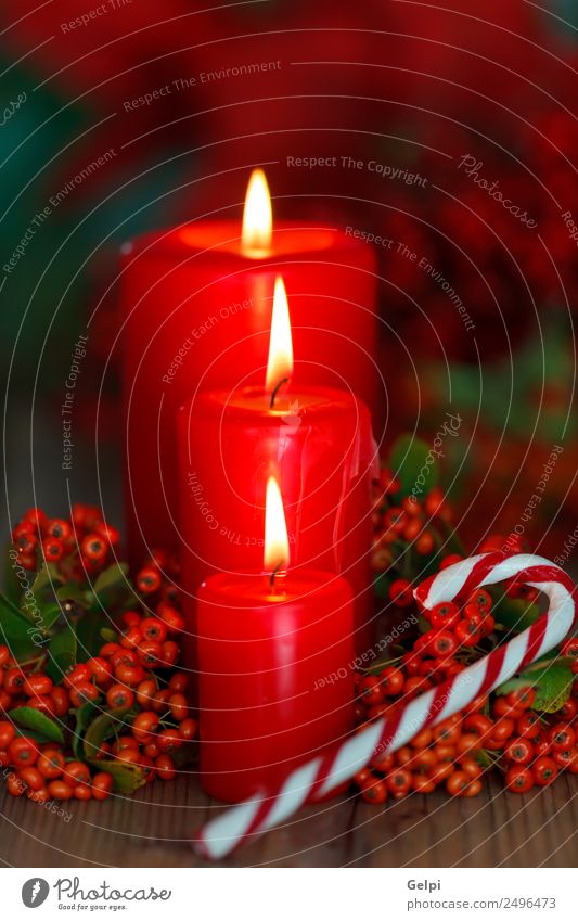 Christmas lighting Design Happy Winter Decoration Table Feasts & Celebrations Christmas & Advent Candle Ornament Dark Red White Colour Tradition christmas flame