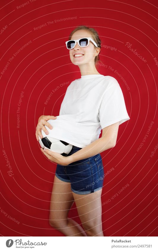 #A# WM preparation Art Esthetic World Cup Soccer Foot ball Table soccer Football pitch Soccer player Soccer club Soccer training Baby Baby bump Joy Comical