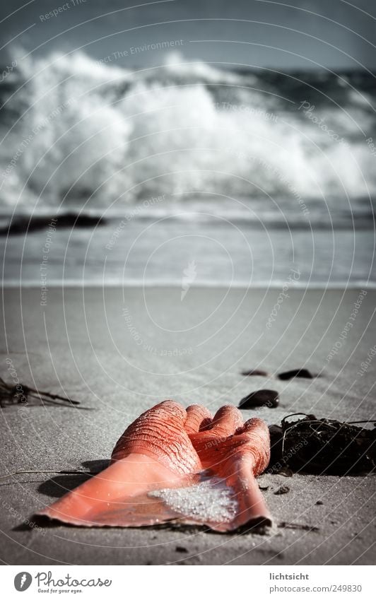 The large washing machine Ocean Island Waves Environment Sand Water Climate change Weather Gale Coast North Sea Baltic Sea Cleaning Bizarre