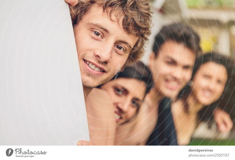 Group of young people with surfboards having fun outdoors in summer day Lifestyle Joy Happy Beautiful Relaxation Leisure and hobbies Vacation & Travel Summer