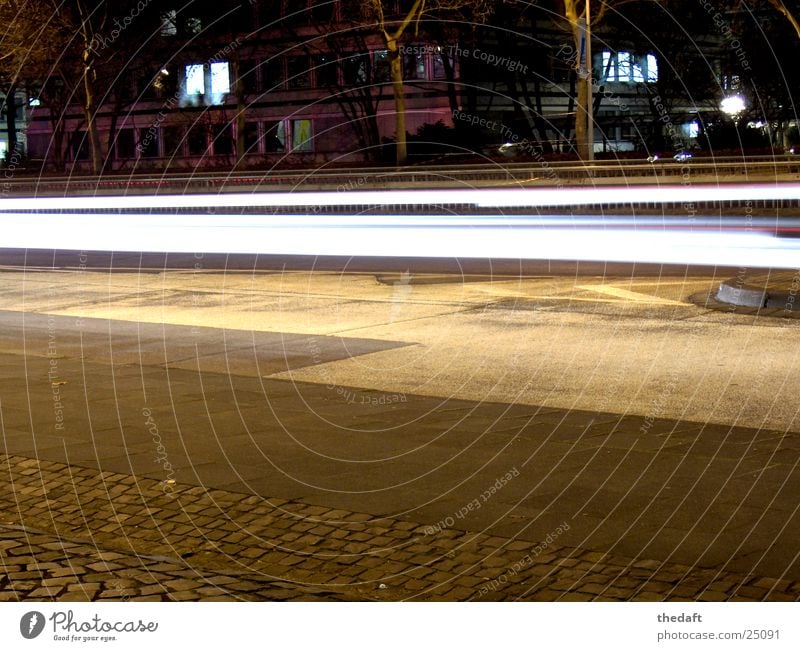 Lightning Long exposure Night Dark Bonn Traffic infrastructure Street B9