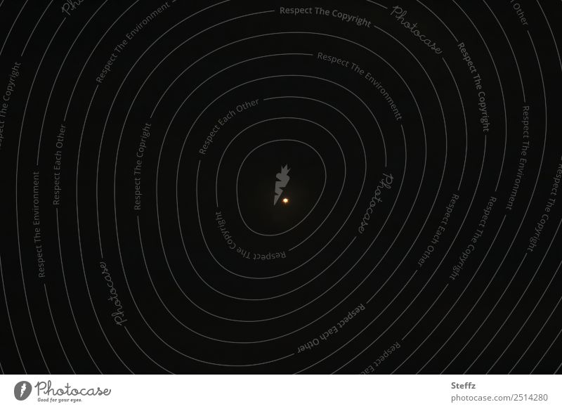 Mars in the summer night sky Sky Universe Planet red planet heavenly bodies universe Celestial bodies and the universe Astronomy Sky only Night sky July