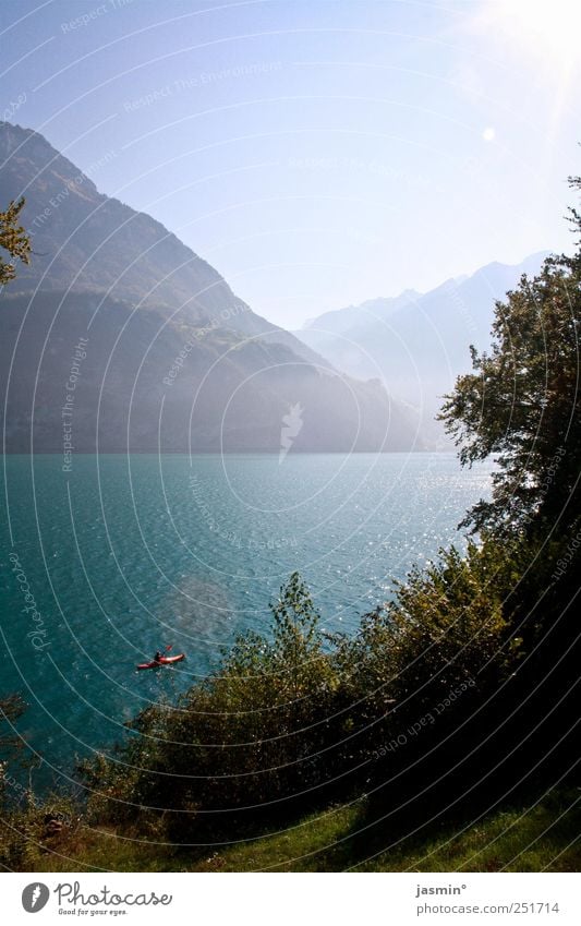 switch off Environment Nature Landscape Beautiful weather Mountain Lakeside Calm Colour photo Multicoloured Exterior shot Deserted Day Sunlight Sunbeam