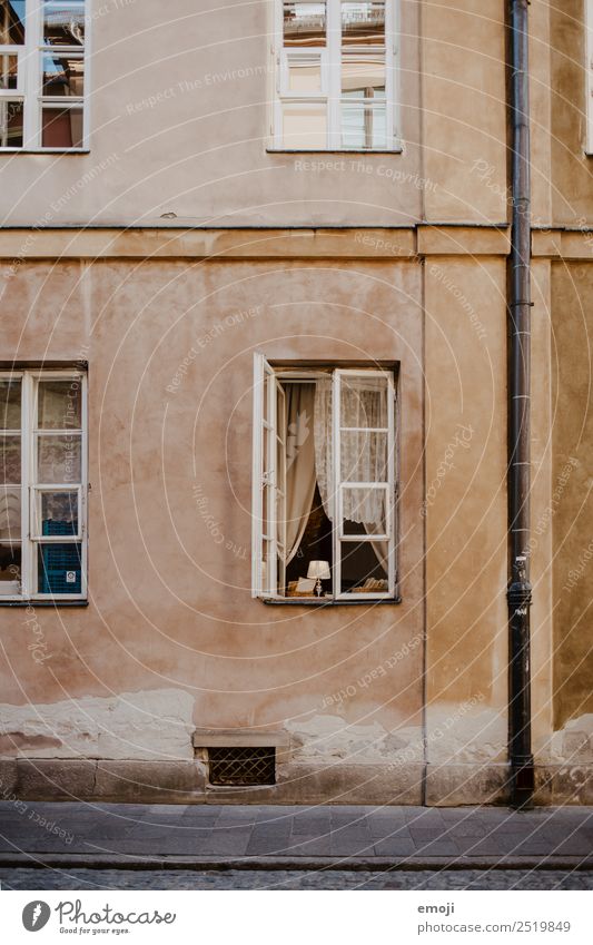 Warsaw V Village Town Capital city House (Residential Structure) Detached house Wall (barrier) Wall (building) Facade Old Warszaw Pastel tone Old town