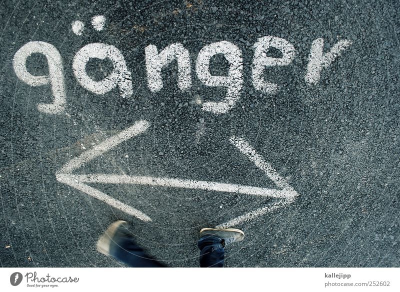 daredevil Legs Feet 1 Human being Sign Characters Graffiti Arrow Running Walking Direction Target Pedestrian Going Movement Advice Planning Left Right