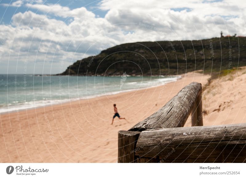 Nothing like in! Vacation & Travel Tourism Far-off places Summer Sun Beach Ocean Waves Human being Masculine Boy (child) 1 Sky Clouds Beautiful weather