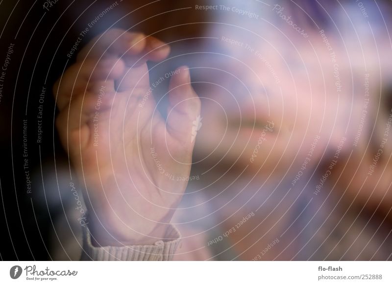 tweezer handle Child Girl Hand Fingers 1 Human being 3 - 8 years Infancy Looking Playing Colour photo Interior shot Close-up Reflection Blur