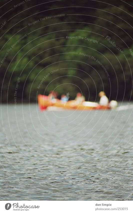 boat trip Boating trip Vacation & Travel Trip Waves Human being Group Forest Lakeside Lough Mask cong co.mayo Ireland Europe Driving Near Moody Experience Idyll