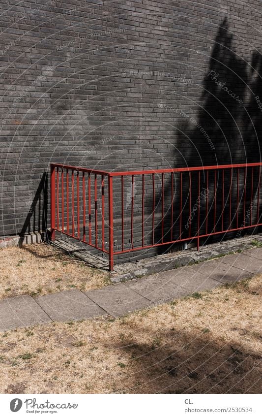 rail Summer Climate Climate change Warmth Drought Grass Deserted House (Residential Structure) Wall (barrier) Wall (building) Lanes & trails Handrail Banister