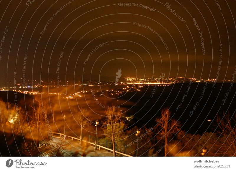 Gulf of St Tropez Ocean Night Long exposure Europe St Tropez. Ste. Maxime Wind Light