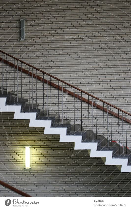 Stair joke (2) House (Residential Structure) Dream house Manmade structures Building Architecture Wall (barrier) Wall (building) Stairs Facade Old Elegant Cold