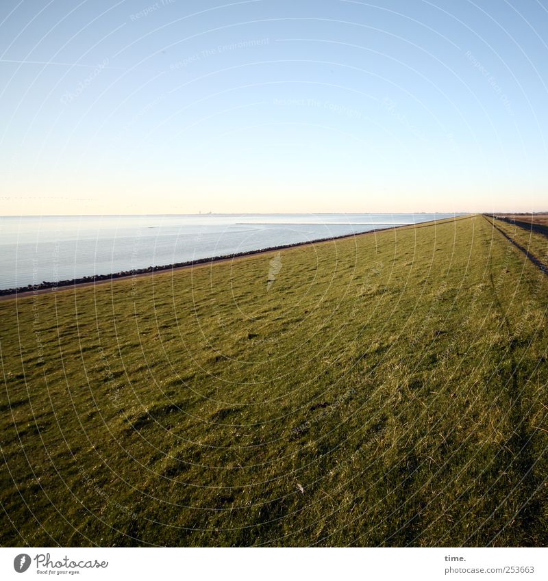 coastflow Ocean Landscape Water Sky Horizon Grass Meadow North Sea Lanes & trails Contentment Uniqueness Elegant Eternity Serene Happy Calm Moody Environment