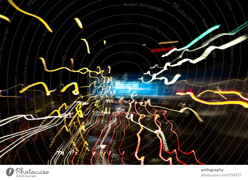 don't drink and drive Transport Motoring Traffic accident Street Highway Road sign Illuminate Tracer path Luminosity Alcohol-fueled Berlin Bans Dangerous Risk