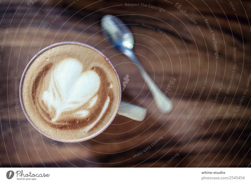 coffee break Beverage Hot drink Coffee Wellness Life Well-being Contentment Relaxation Drinking Cappuccino milk foam foam figure barista Coffee break