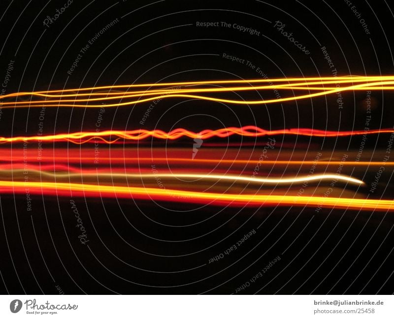 on the road Truck Night 3 Highway Overtake Black Red Krefeld Transport Orange Line Julian brink Guinea pig