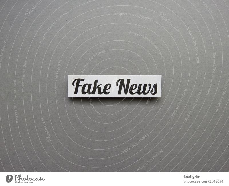 Fake News Characters Signs and labeling Communicate Gray Black White Emotions Moody Responsibility Truth Honest Authentic Dangerous Inequity Betray False Anger