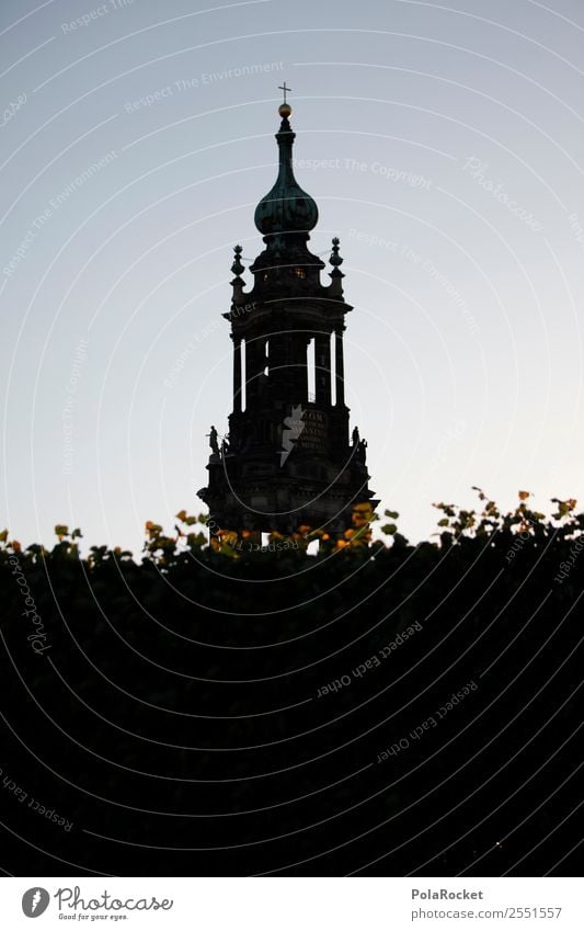 #A# Court Church Old town Esthetic Hofkirche Dresden Hofkirche Saxony Baroque Colour photo Subdued colour Exterior shot Detail Experimental Abstract Deserted