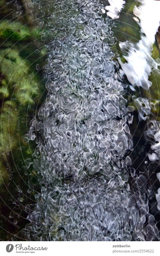 turbulent water Water Surface of water Ocean Lake Pond Brook River Curls Chaos Muddled Pattern Structures and shapes Waves Shallow depth of field Blur