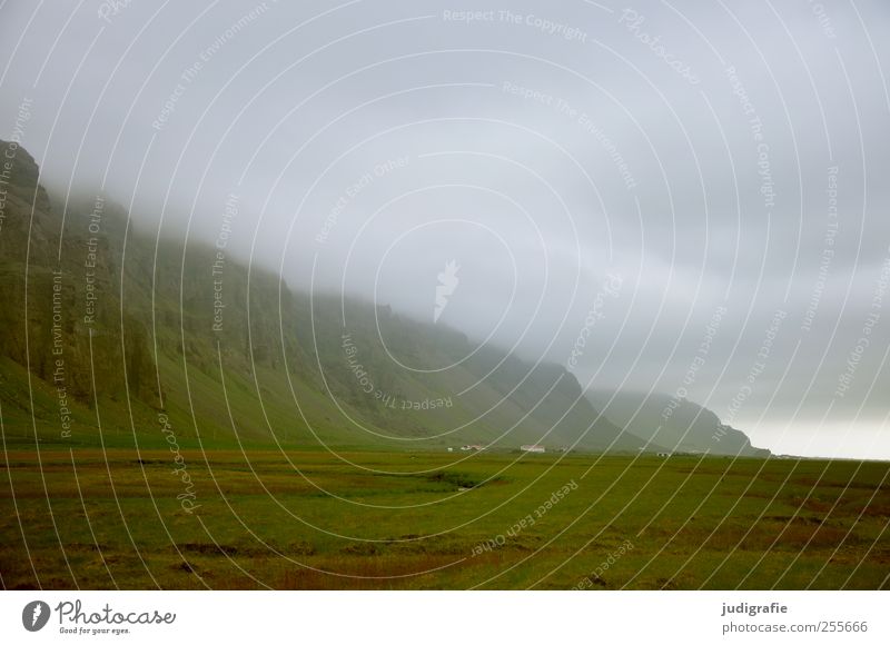 Iceland Environment Nature Landscape Sky Clouds Climate Bad weather Storm Hill Rock Mountain Exceptional Threat Dark Cold Wild Moody Apocalyptic sentiment