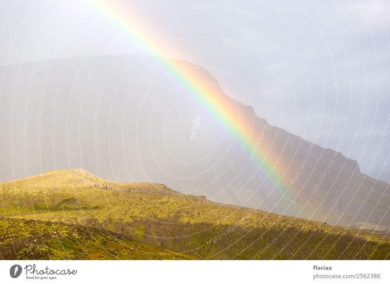 Rainbow on Iceland III / IV Vacation & Travel Tourism Trip Adventure Far-off places Freedom Environment Nature Landscape Elements Air Drops of water Mountain