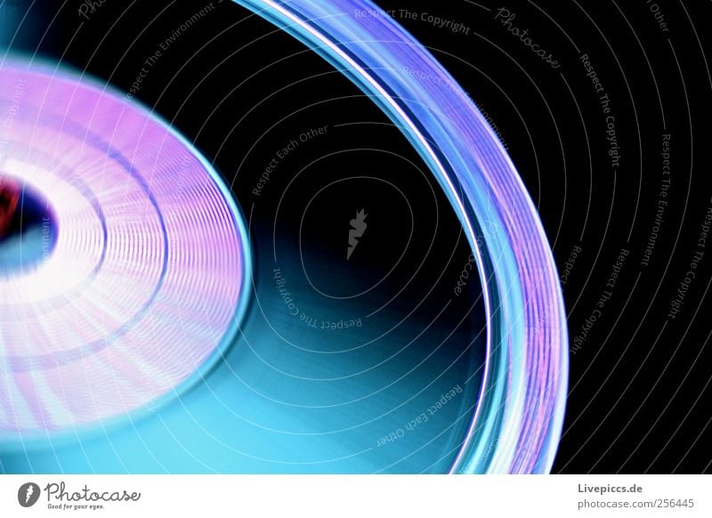 hustle and bustle Night life Machinery Steel Blue Violet Pink Red Fairs & Carnivals Colour photo Exterior shot Light (Natural Phenomenon) Worm's-eye view Upward