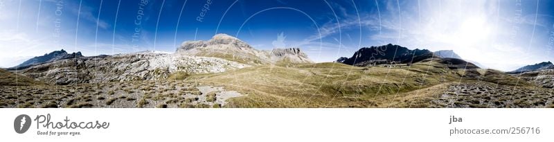 380° Sanetsch Pass Harmonious Contentment Vacation & Travel Trip Freedom Summer Mountain Nature Landscape Elements Autumn Beautiful weather Grass Rock Alps Peak