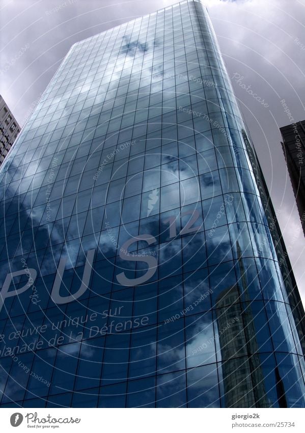 Paris Building Town High-rise France Clouds Architecture Glass French Sky