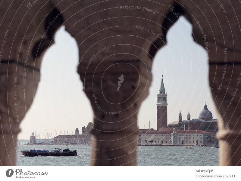 Venecian Perspective I Art Esthetic Venice Veneto Italy Vacation & Travel Vacation photo Vacation destination San Giorgio Maggiore Port City Mediterranean sea