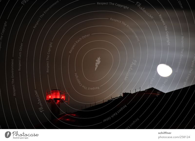 Moonstorm II Clouds Night sky Weather Bad weather Wind Gale Dark Eerie Cloud formation Band of cloud Wisp of cloud Moonlight Moonrise Lighting Lighting element