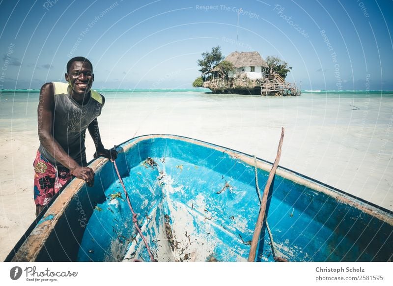 smile in paradise Exotic Joy Vacation & Travel Tourism Trip Adventure Summer Beach Ocean Human being Masculine Young man Youth (Young adults) 1 18 - 30 years