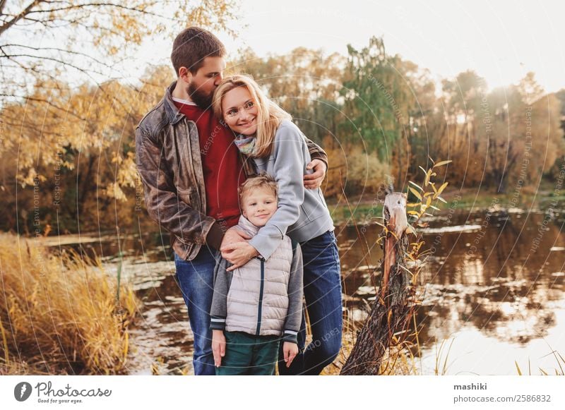 happy family spending time together outdoor Lifestyle Happy Playing Vacation & Travel Camping Summer Boy (child) Parents Adults Mother Father Family & Relations