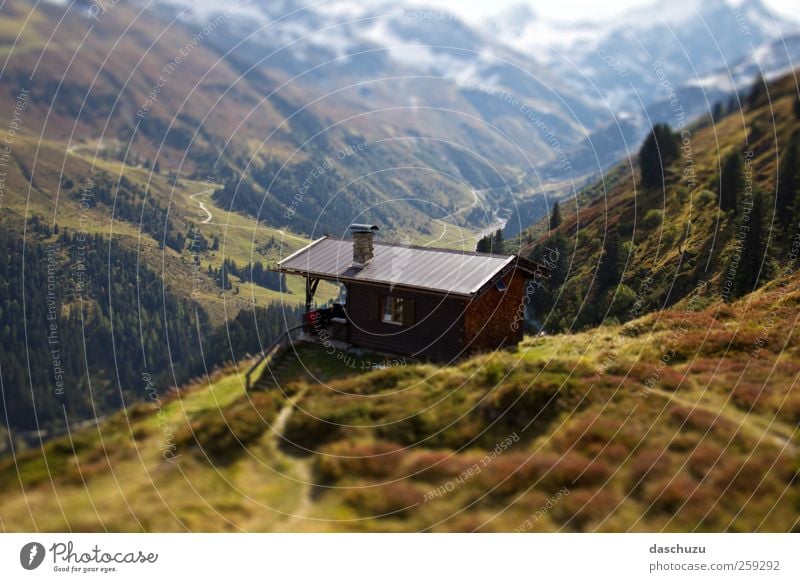 Sattelkopf Hütte Vacation & Travel Trip Adventure Hiking Nature Landscape Alps Mountain St. Anton Austria Europe Arlberg Colour photo Exterior shot Deserted Day