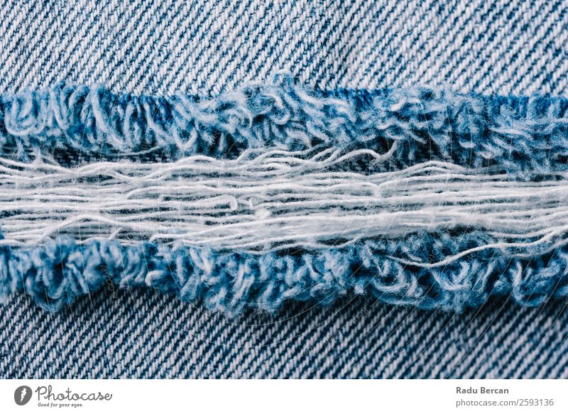 Denim Texture Of Torn Up Jeans Consistency Background picture Cloth Blue Pattern Design Easygoing textile Material Old Close-up Fashion Clothing Retro Detail