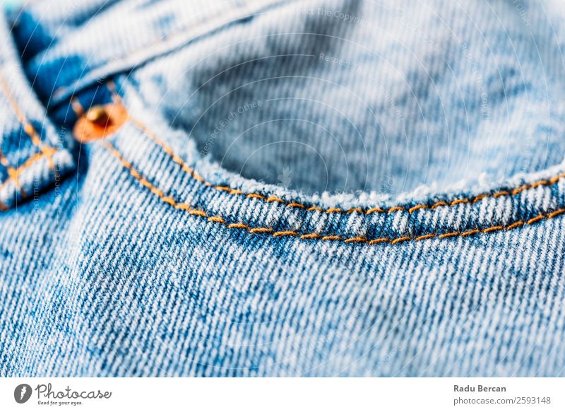 Jeans Pocket Closeup With Denim Texture Details pocket jean Background picture Blue Consistency Design Cloth Fashion Pattern Clothing Material textile Cotton