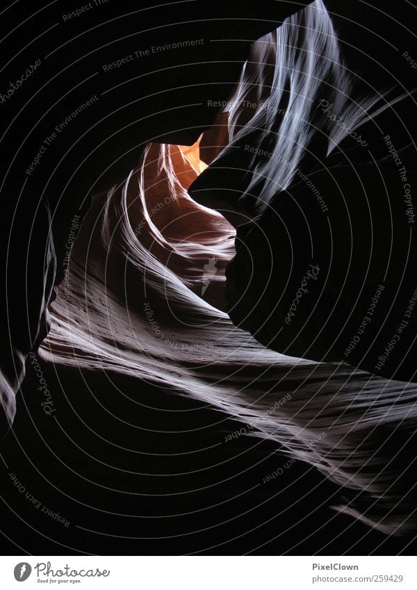 light at the end of the tunnel Nature Landscape Sunlight Beautiful weather Rock Canyon Antelope Canyon North America Native Americans National Park Americas