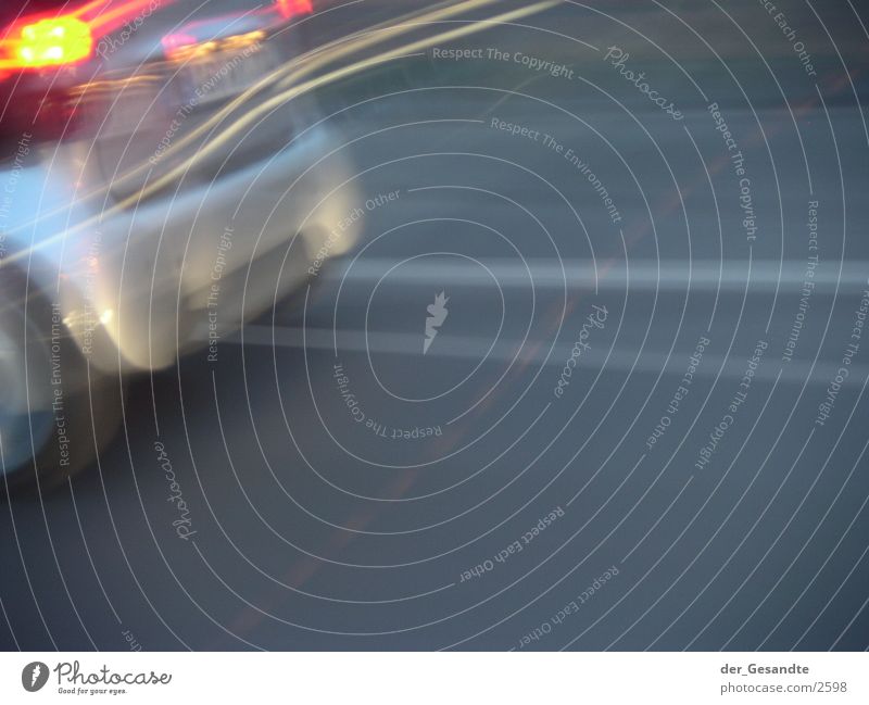 whack Long exposure Transport Speed Street Car Light