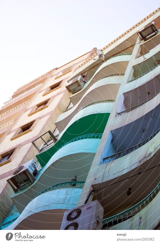 rainbow slum House (Residential Structure) High-rise Manmade structures Building Architecture Wall (barrier) Wall (building) Facade Balcony Exceptional