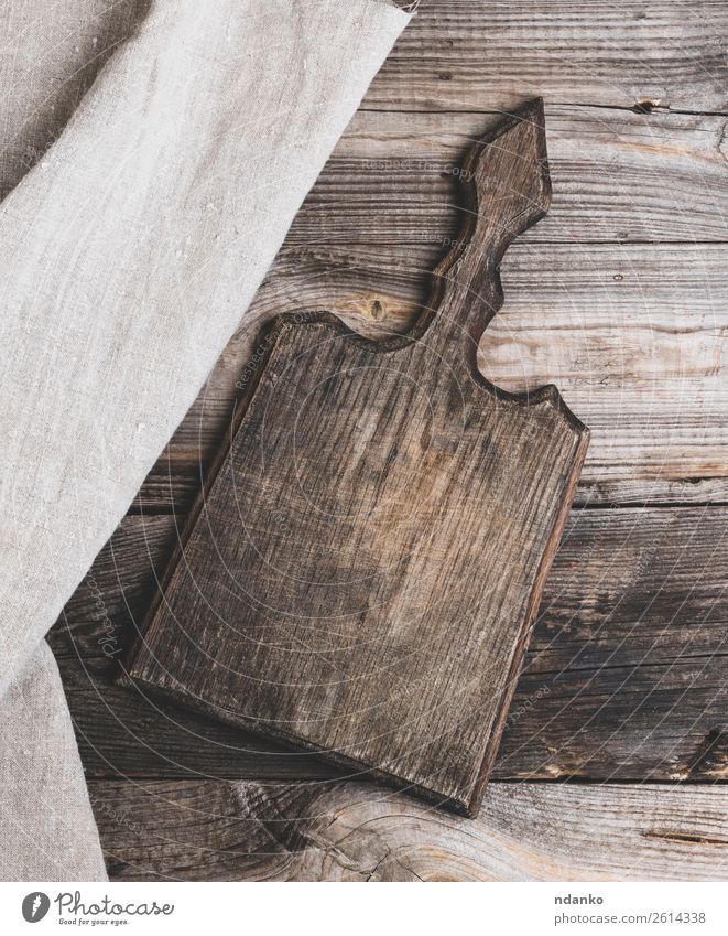 empty kitchen brown cutting board Table Kitchen Wood Old Retro Brown background Blank chopping cook cooking Cut food Grunge Object photography Plank Rustic