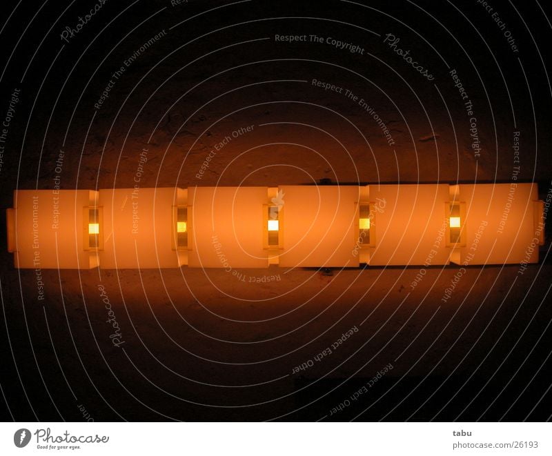 orange light Lamp Design Kitsch Orange black background darkness