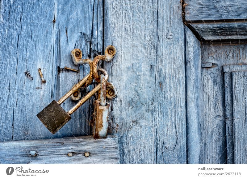 padlocks Vacation & Travel Summer Nature Crete Greece Village Small Town Door Wood Metal Lock Padlock Old Authentic Simple Cold Broken Near Natural Beautiful