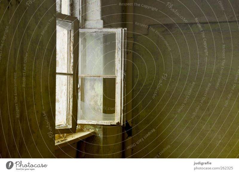 garrison House (Residential Structure) Building Wall (barrier) Wall (building) Window Old Moody Decline Past Transience Change Colour photo Interior shot Light