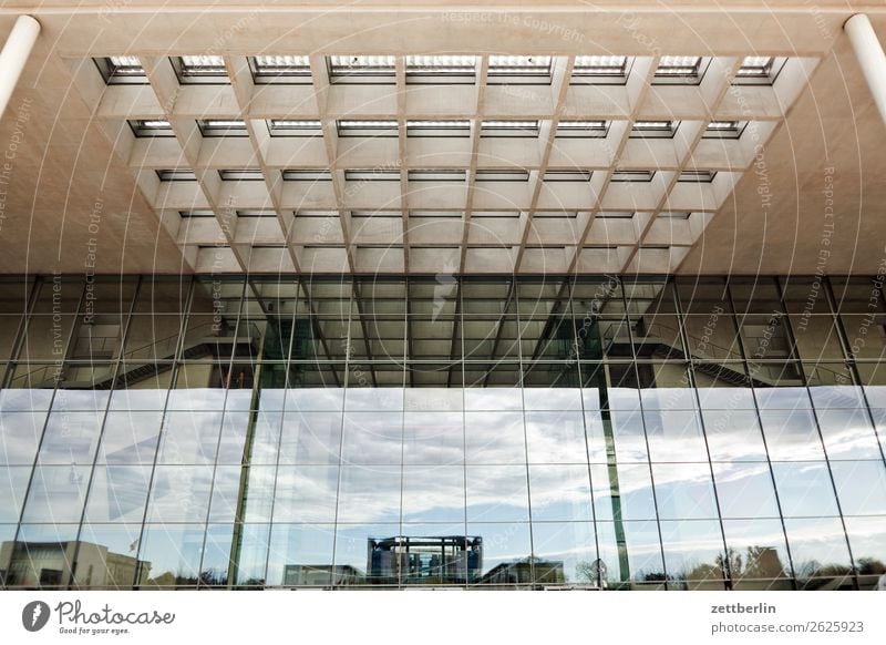 Paul-Löbe-Haus again Architecture Berlin Reichstag Office City Germany Worm's-eye view Capital city Paul Löbe House paul lobe Downtown Berlin Modern