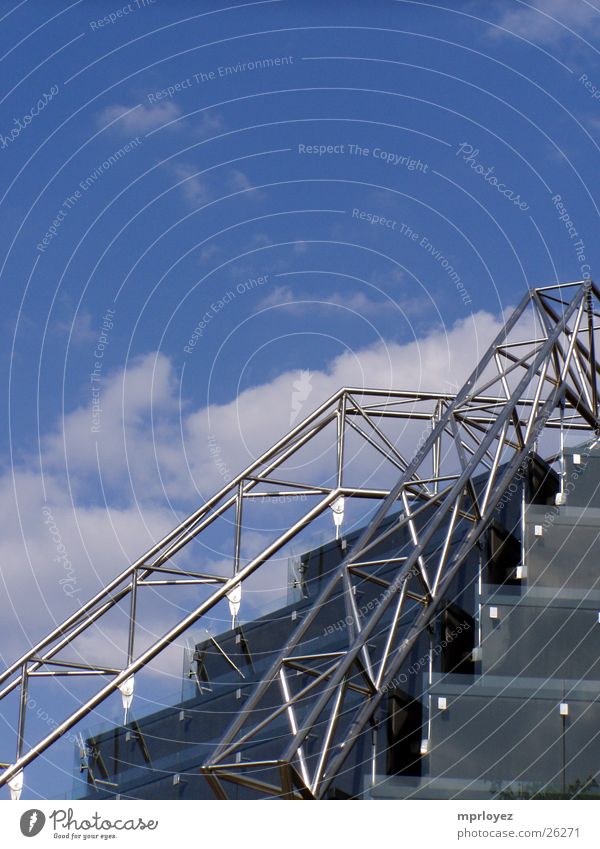 celestial staircase Worm's-eye view Aluminium Architecture Stairs Sky