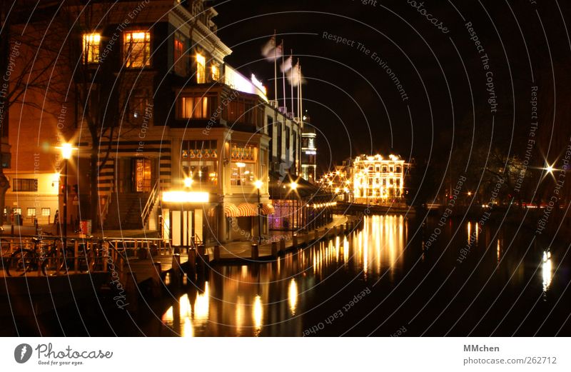 Alone in a strange city.... Living or residing Flat (apartment) House (Residential Structure) Amsterdam Town Downtown Old town Manmade structures Building